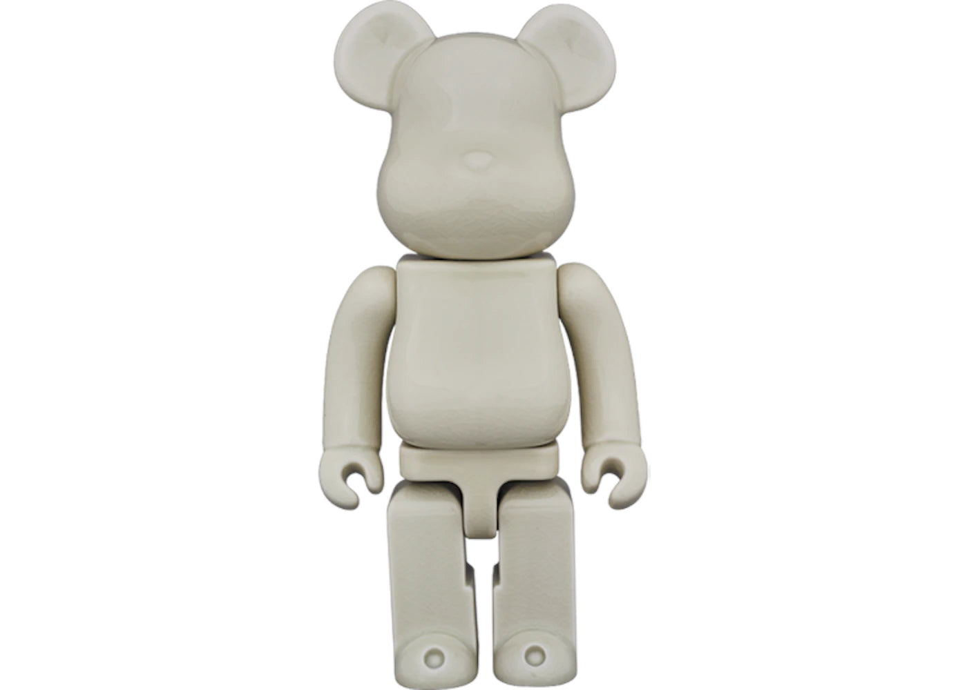 Bearbrick Kutani (Awata Glaze) 400% White