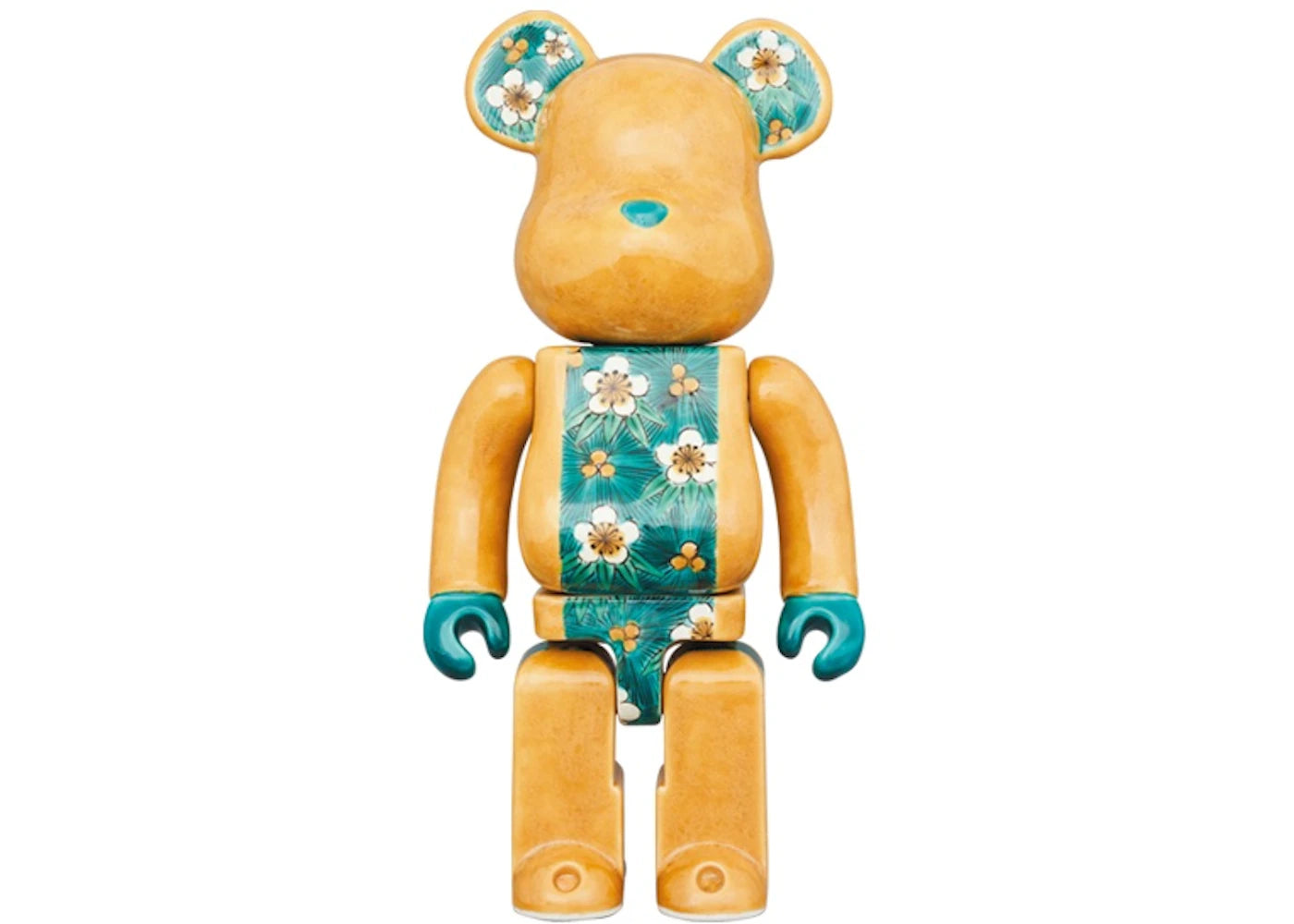 Bearbrick Kutani Craftsman (Topaz Color Magnetic Color Three Friends) 400%