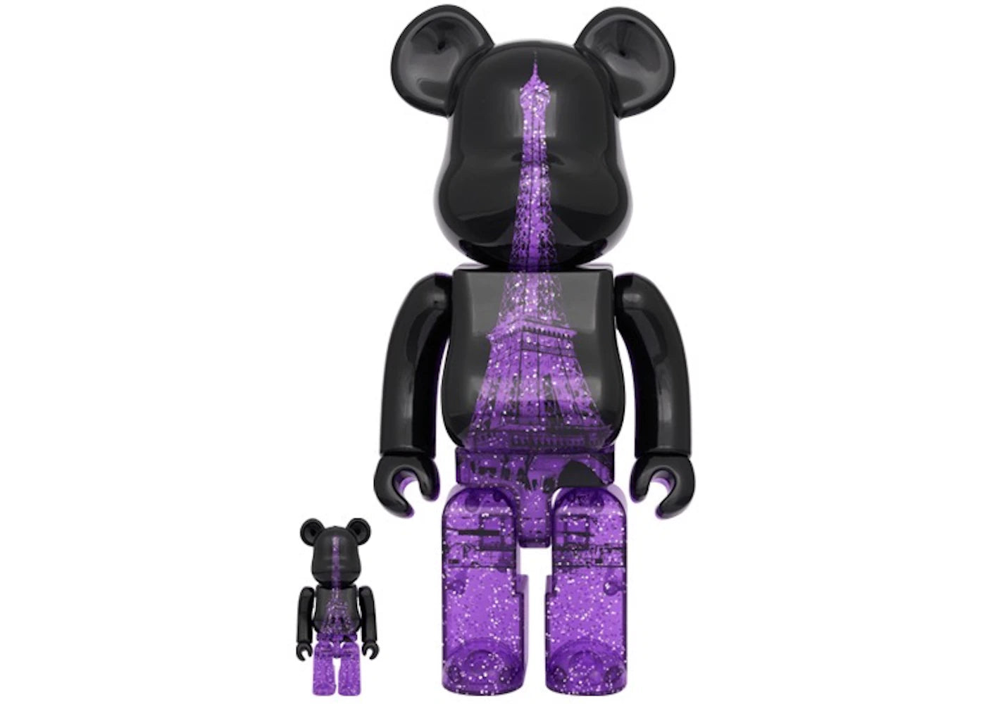 Bearbrick La Tour Eiffel Tower Sakura Ver. 100% & 400% Set