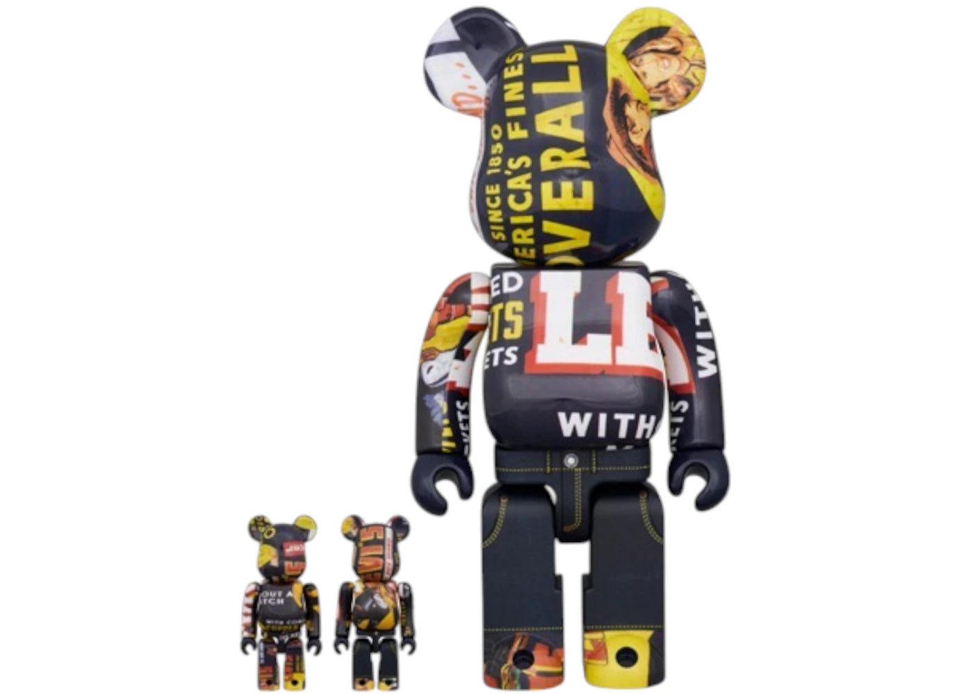 Bearbrick Levi's Banner 100% & 400% Set