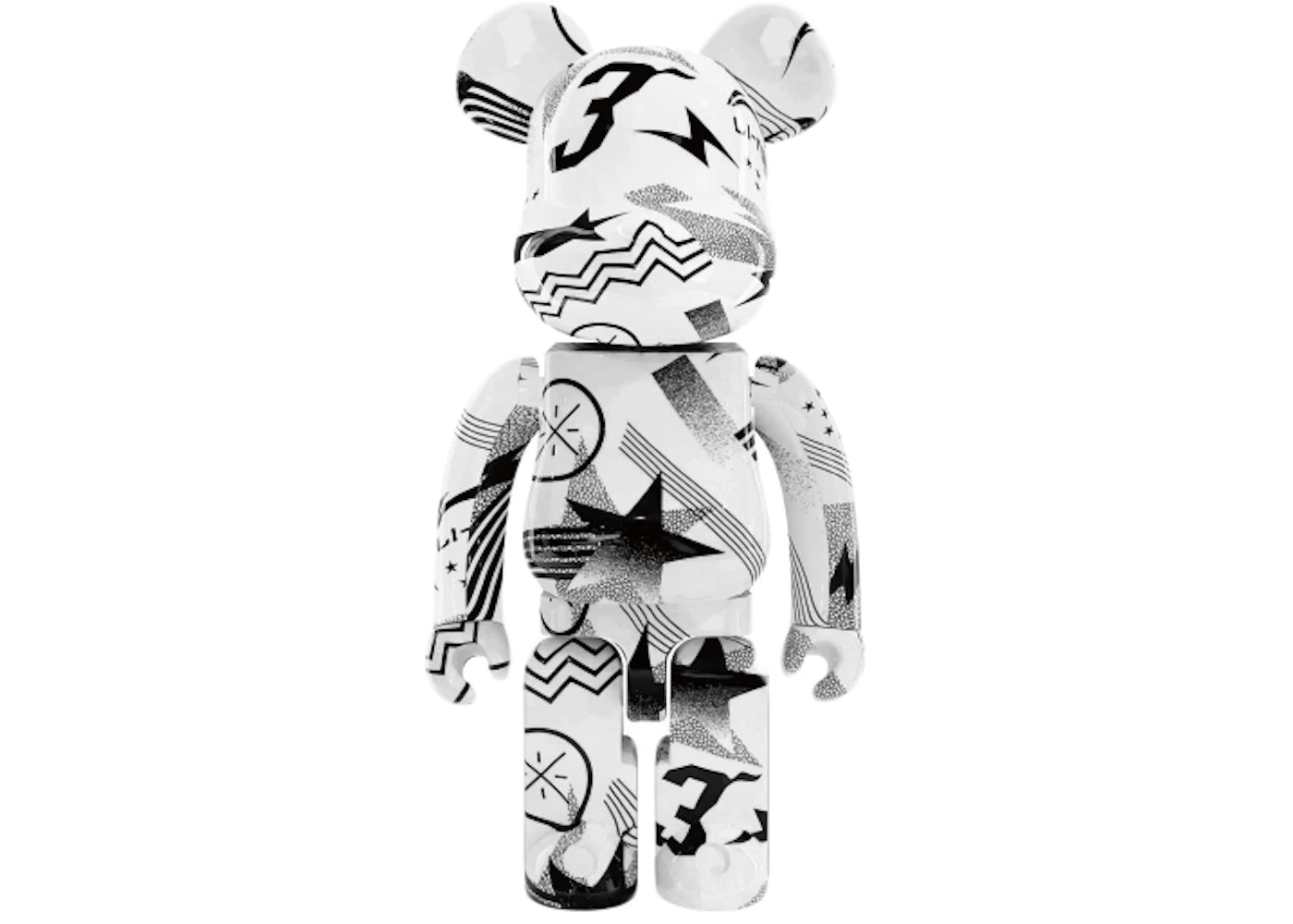 Bearbrick Li-Ning Fashion 1000% White