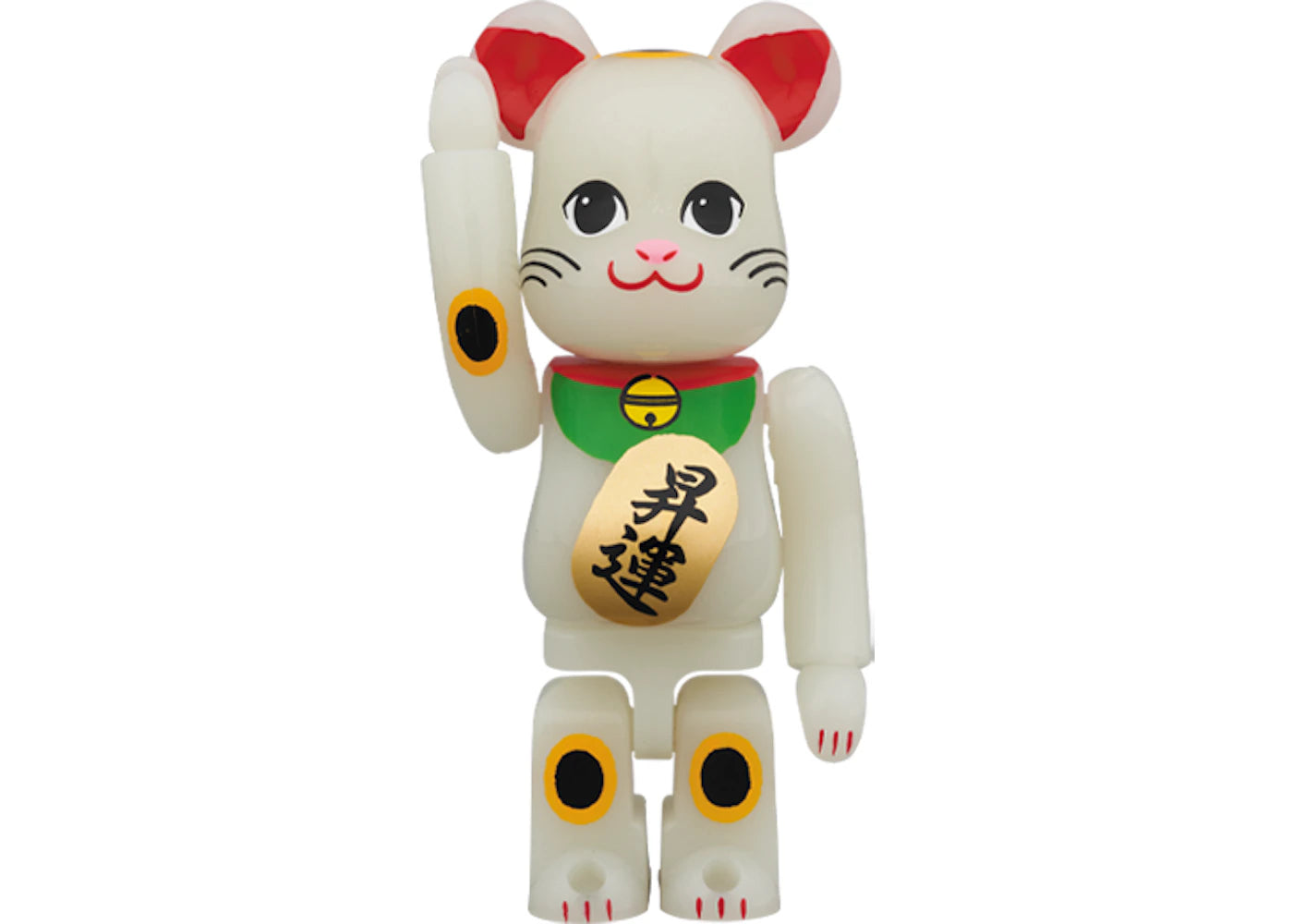 Bearbrick Lucky Cat 100% phosphorescent