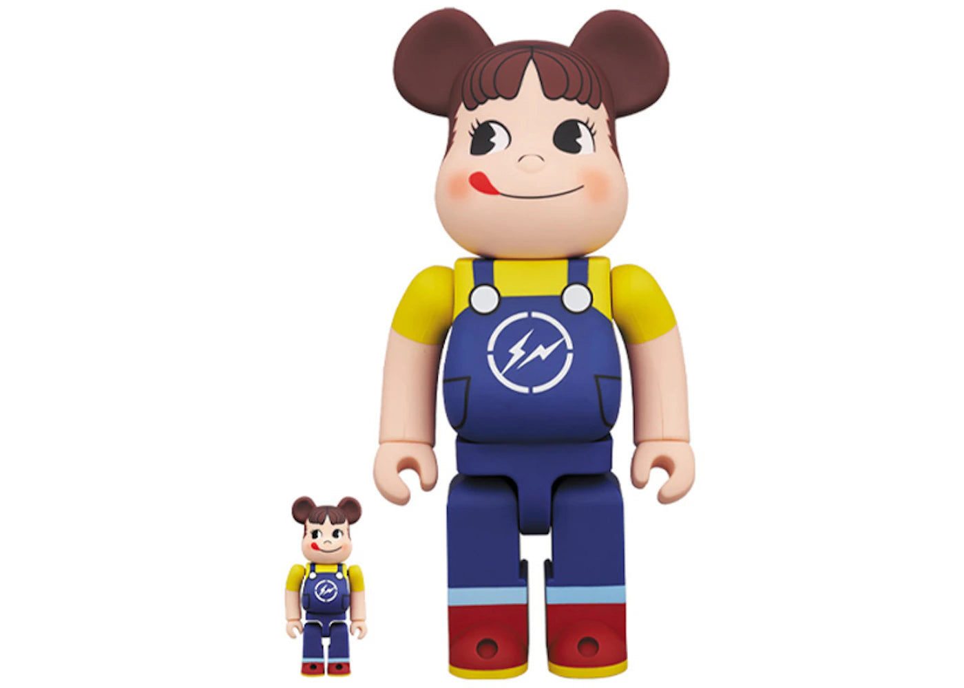 Bearbrick MILKY THE CONVENI PEKO 100% & 400% Set Multi