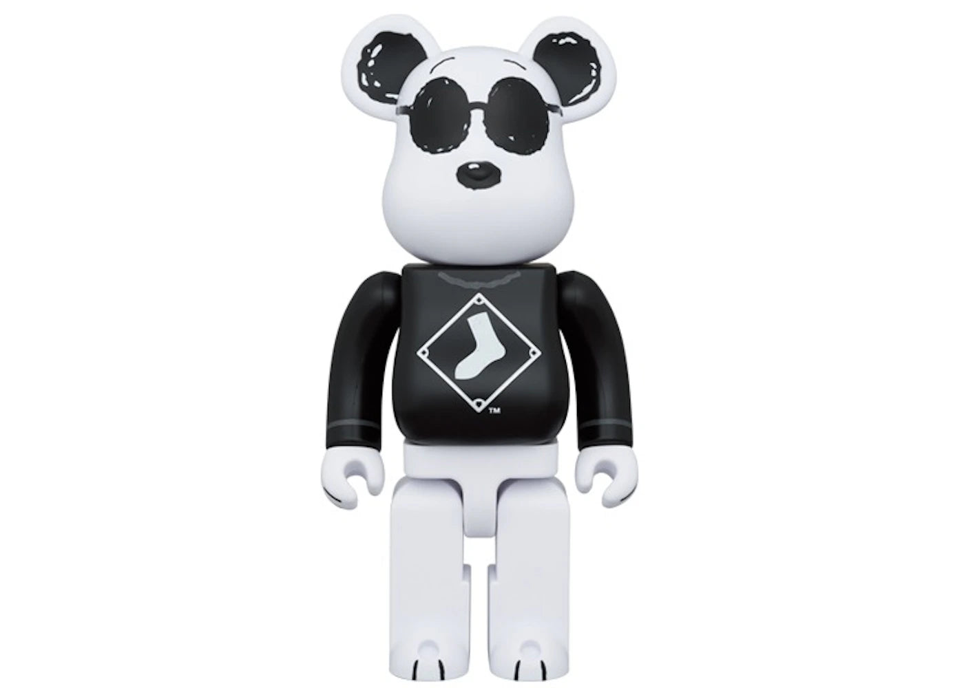 Bearbrick MLB x Peanuts Snoopy (White Sox) 1000%