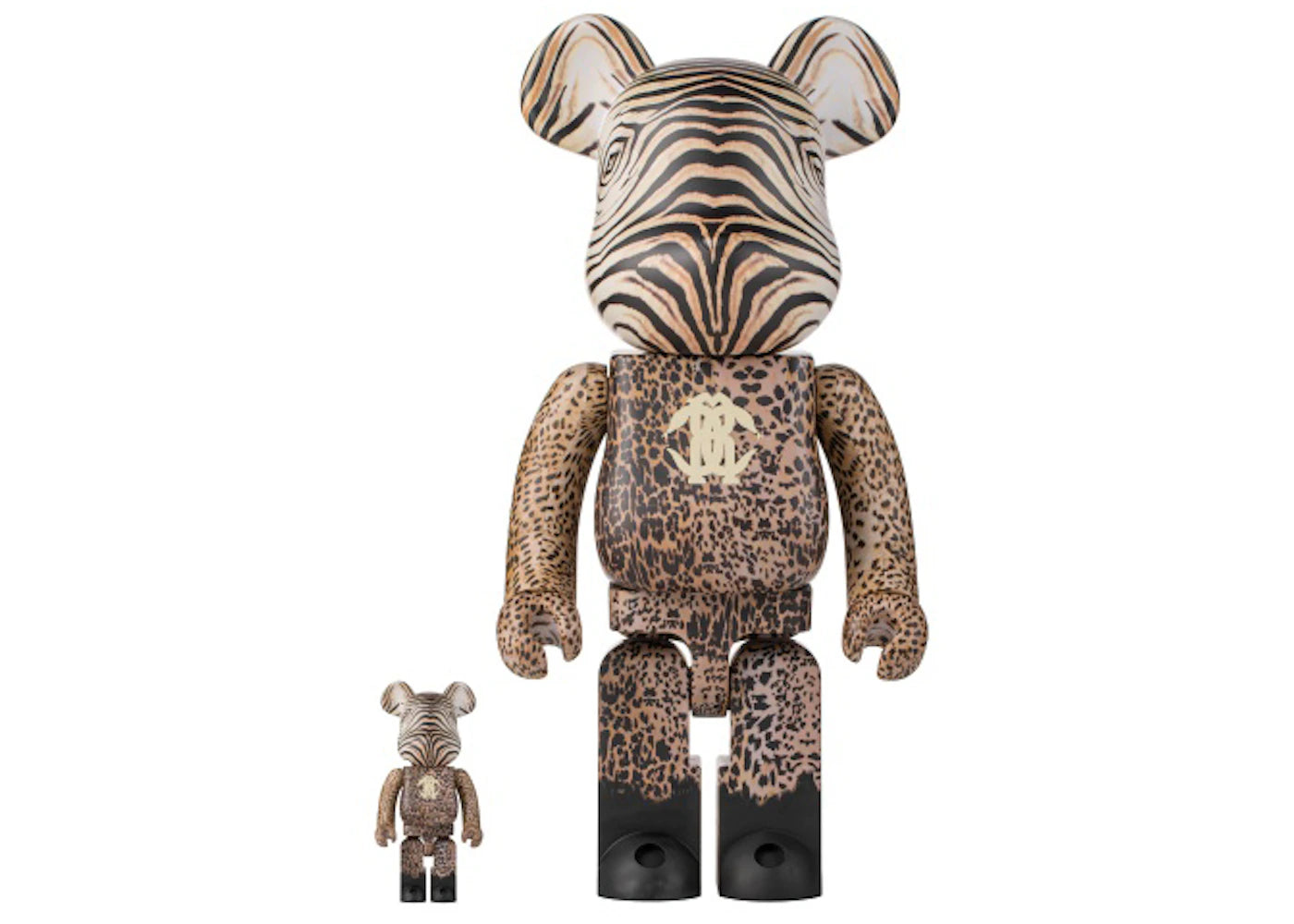 Bearbrick Macau 2023 x Roberto Cavalli 100% & 400% Set