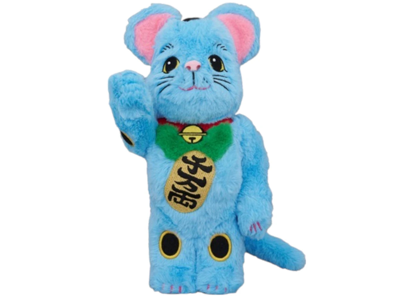 Bearbrick Maneki-Neko Kigurumi 400% Sky Blue