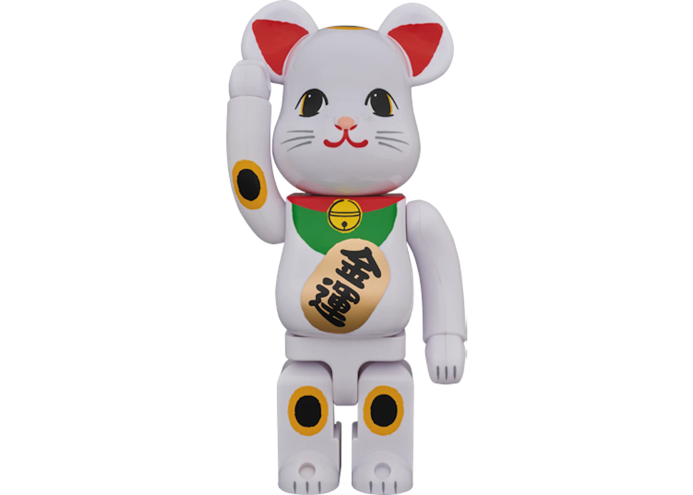 Bearbrick Maneki Neko Money 400% White