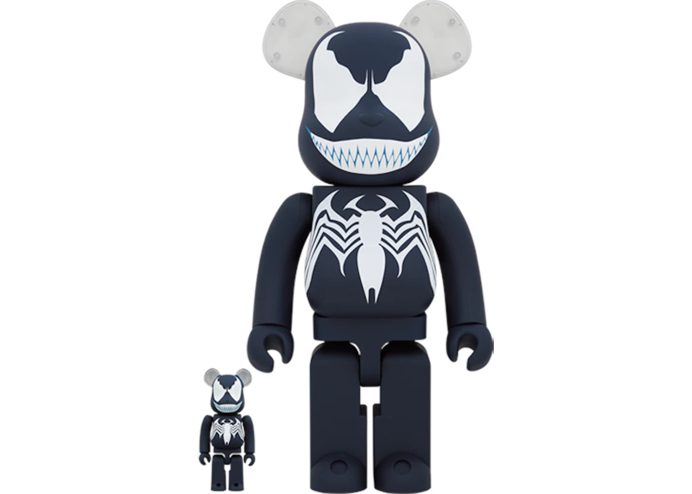 Bearbrick Marvel Venom The Amazing Spider-Man 100% & 400% Set