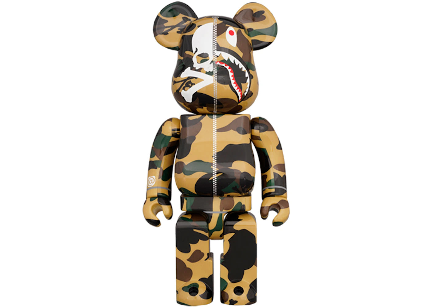 Bearbrick Mastermind vs Bape(R) 1000% Yellow Camo