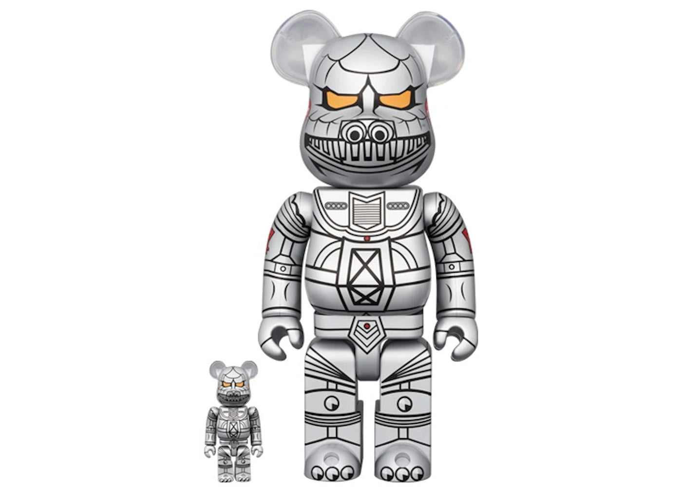 Bearbrick Mechagodzilla (1974) 100% & 400% Set