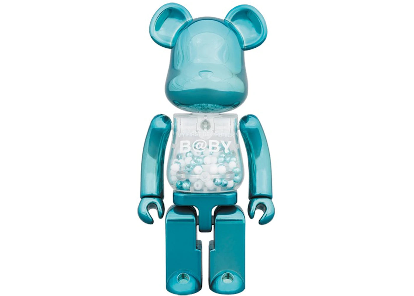 Bearbrick Medicom Super Alloyed My First Bearbrick Baby Turquoise 200% Blue