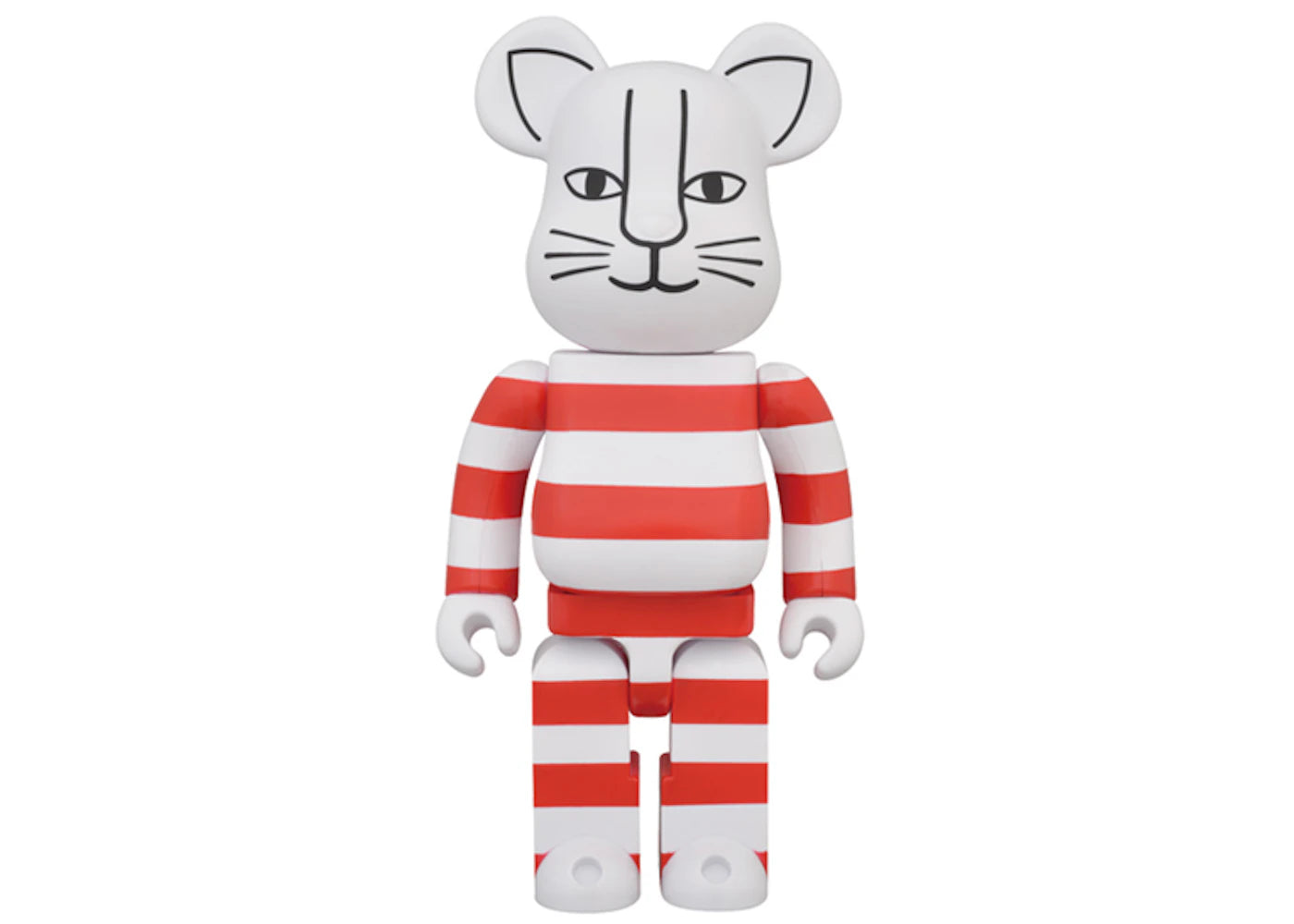 Bearbrick Mikey 400% White/Red