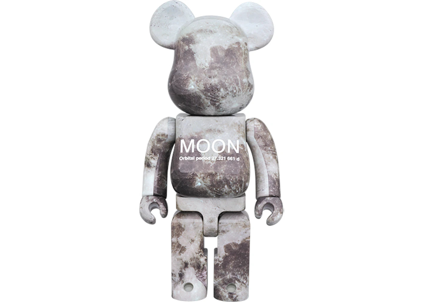 Bearbrick Moon 1000% Grey