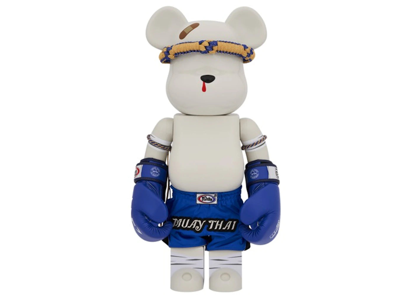 Bearbrick Muay Thai 1000% Blue