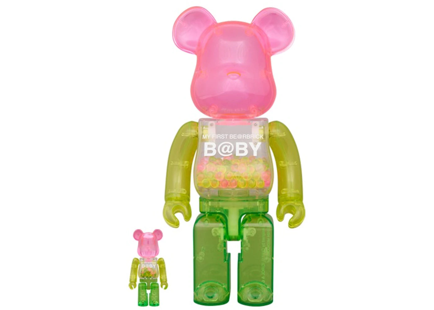 Bearbrick My First 1st Bearbrick 100% & 400% Set Transparent