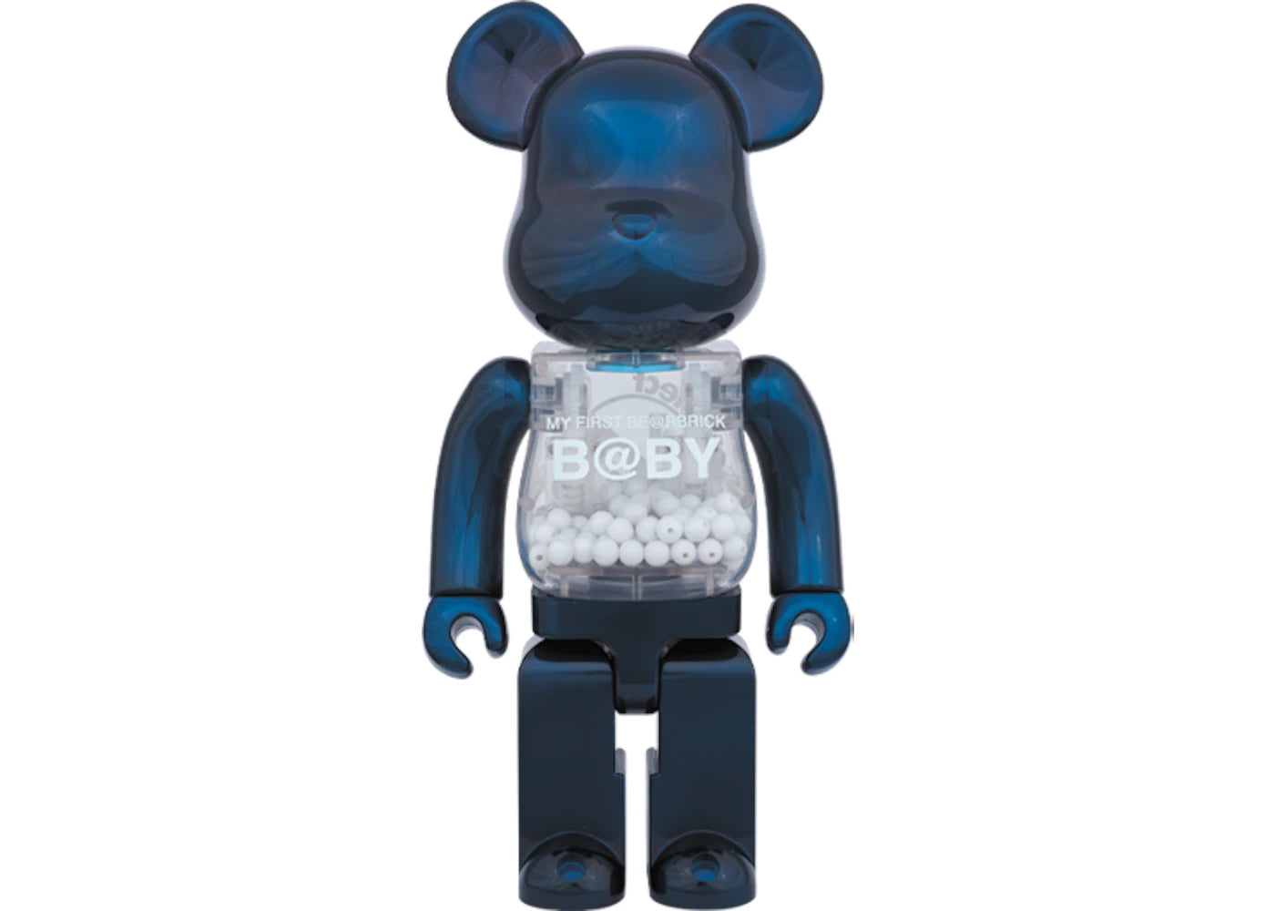 Bearbrick My First Baby 400% Pearl Navy