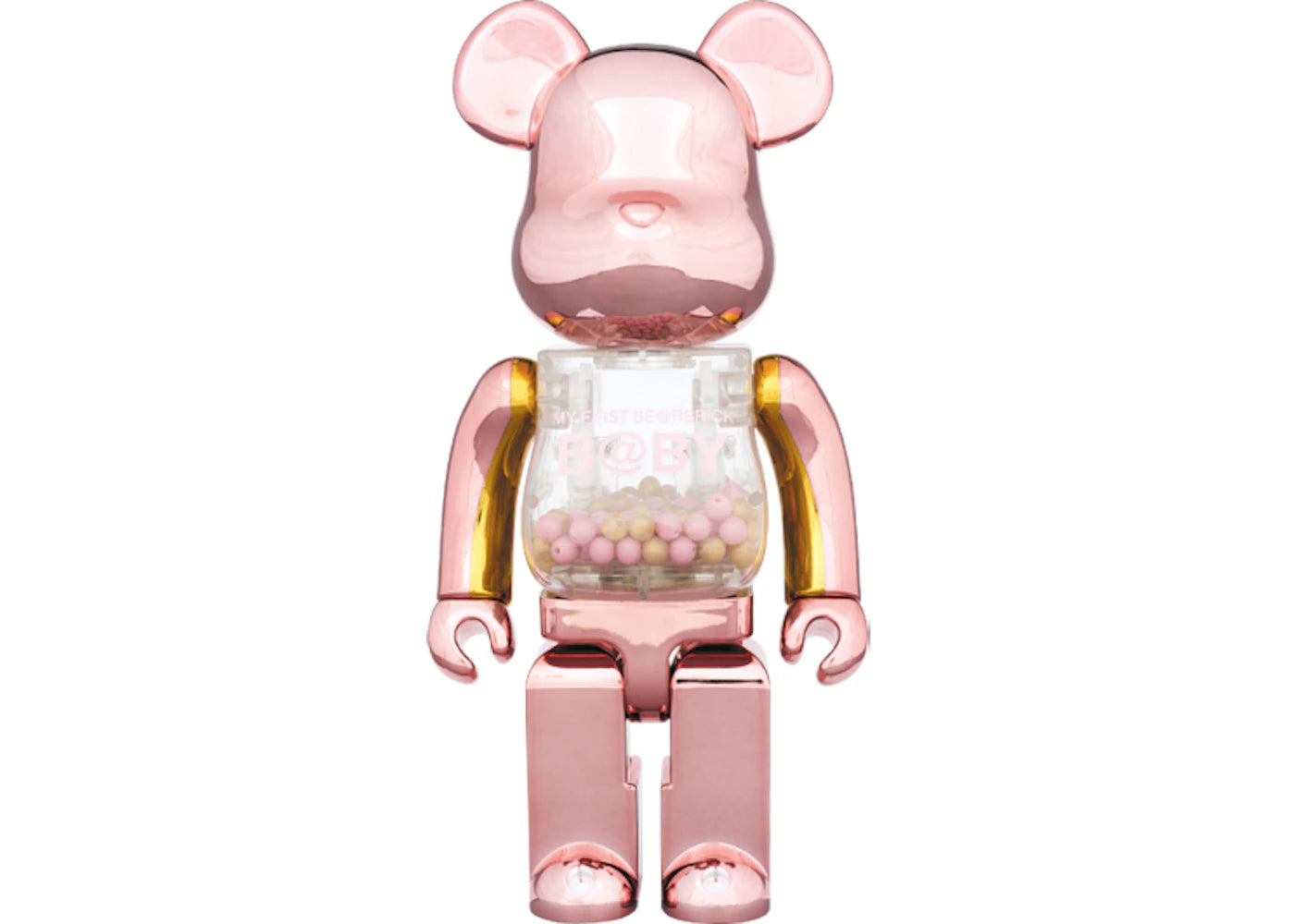 Bearbrick My First Baby 400% Pink/Gold