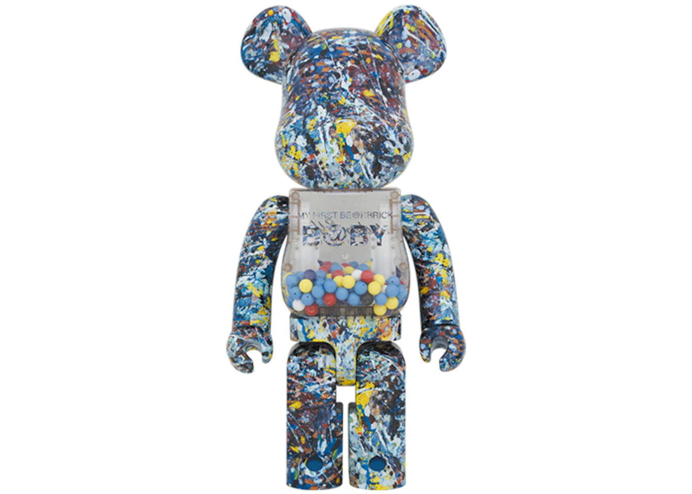 Bearbrick My First Baby Jackson Pollock Studio Ver. 1000% Multi