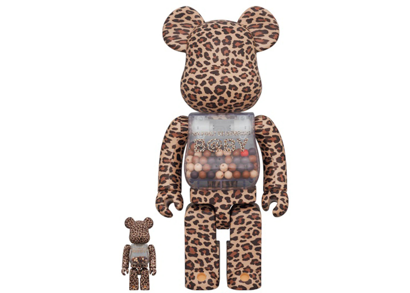 Bearbrick My First Baby Leopard Ver. 100% & 400% Set