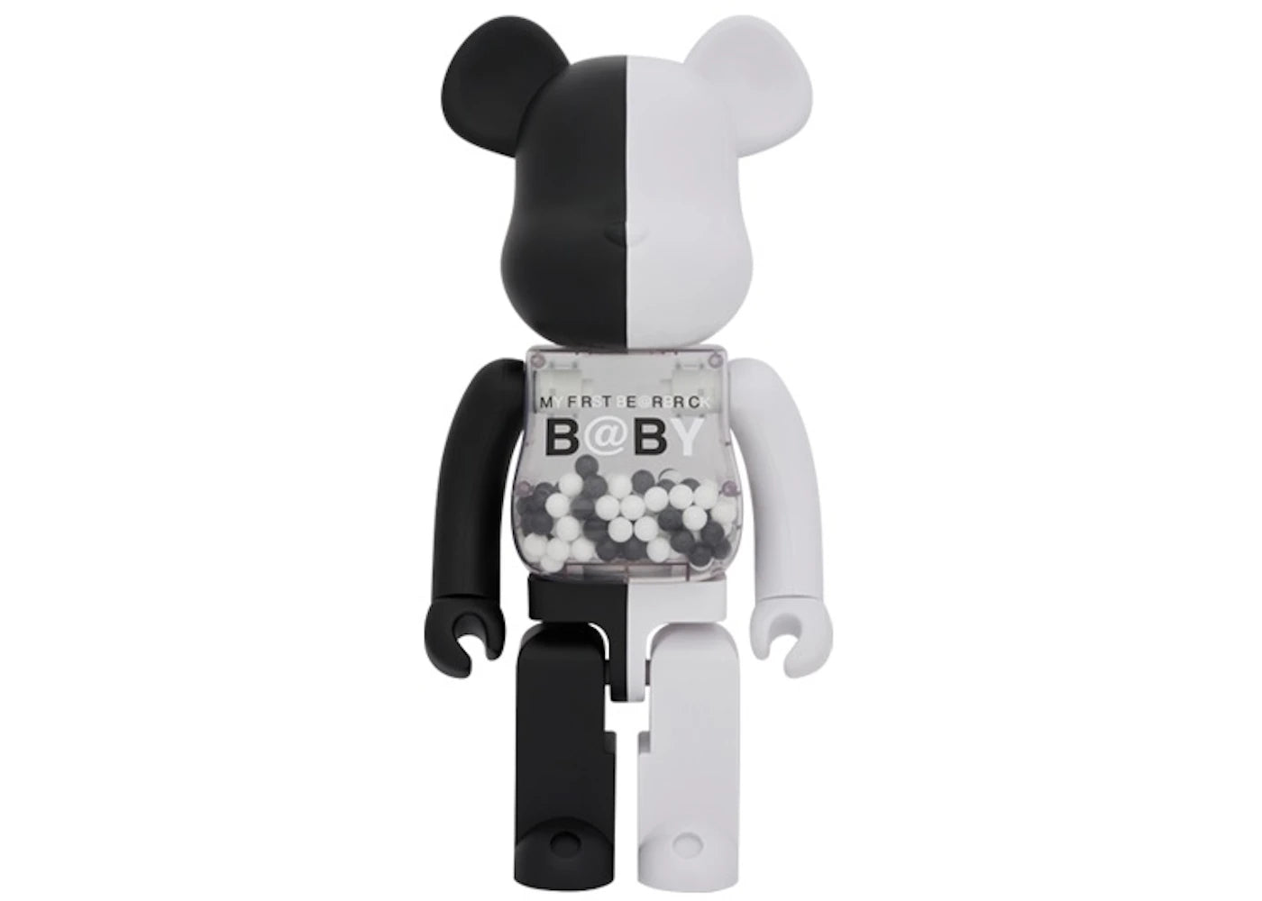 Bearbrick My First Bearbrick 1000% Black/White