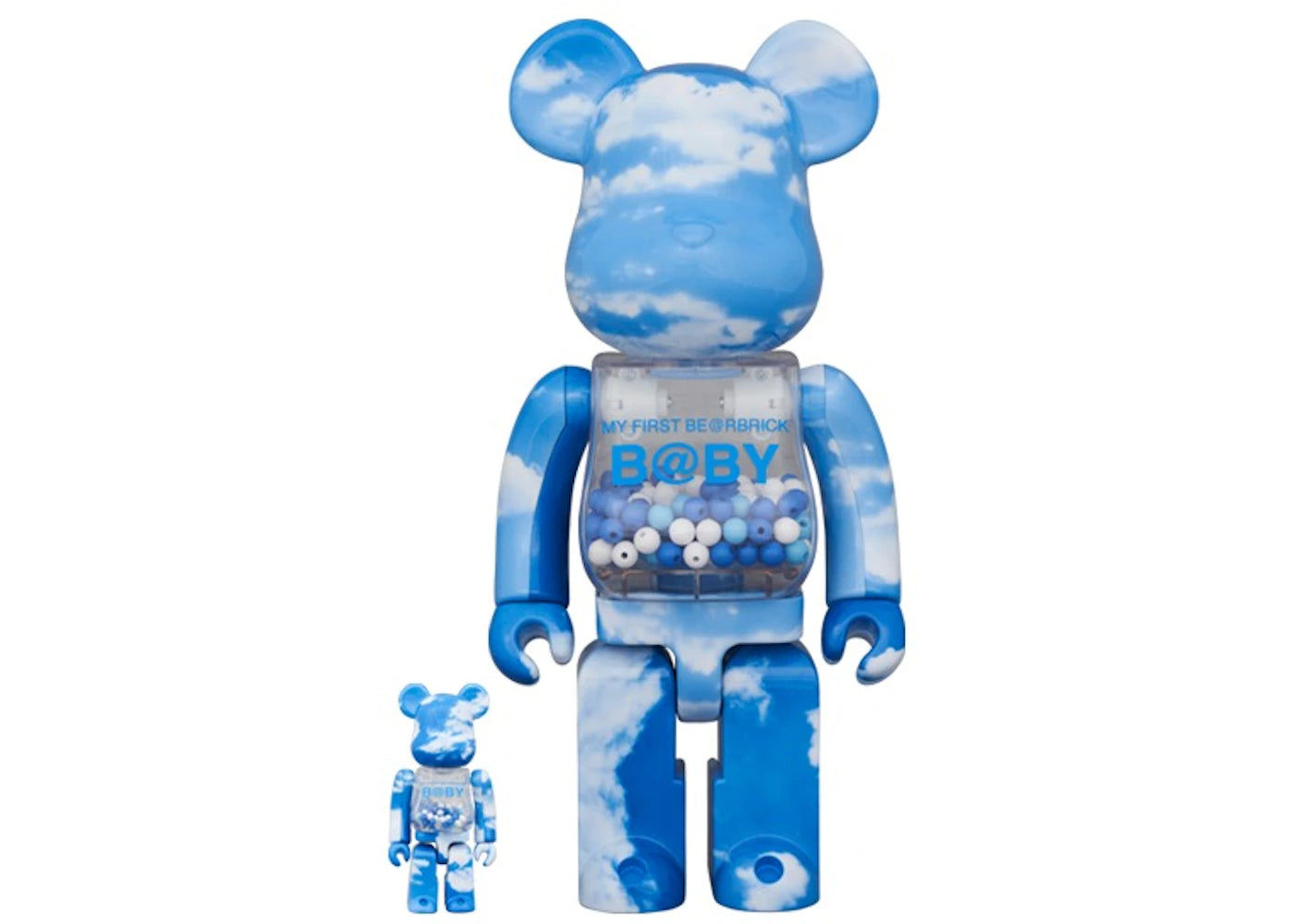 Bearbrick My First Bearbrick B@by Blue Sku Version 100% & 400% Set