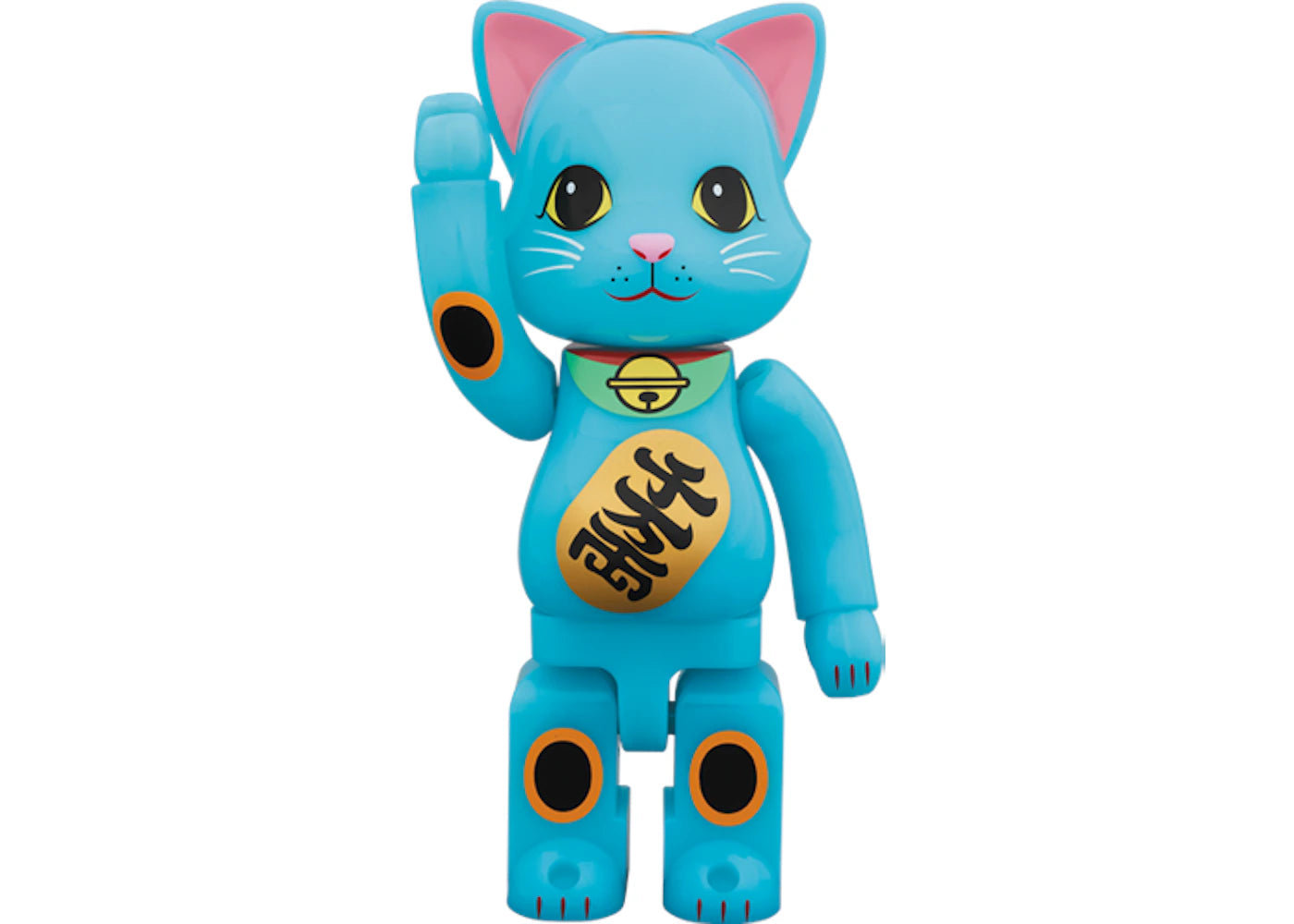 Bearbrick NY@BRICK Maneki Neko 400% Blue Luminous