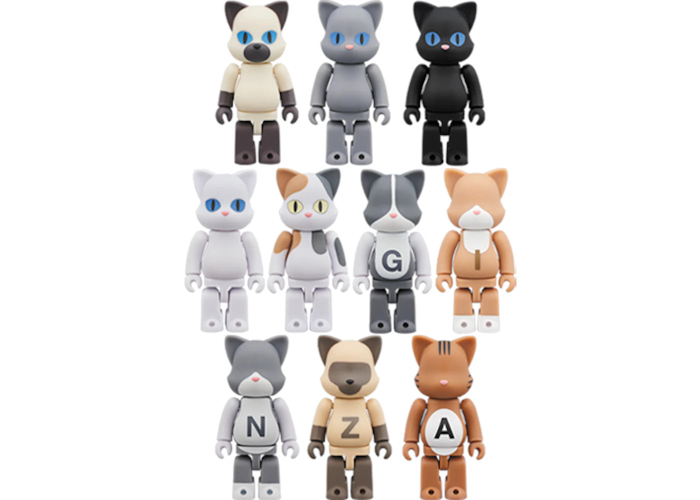 Bearbrick NYABRICKS x The Conveni 100% (Set of 10)