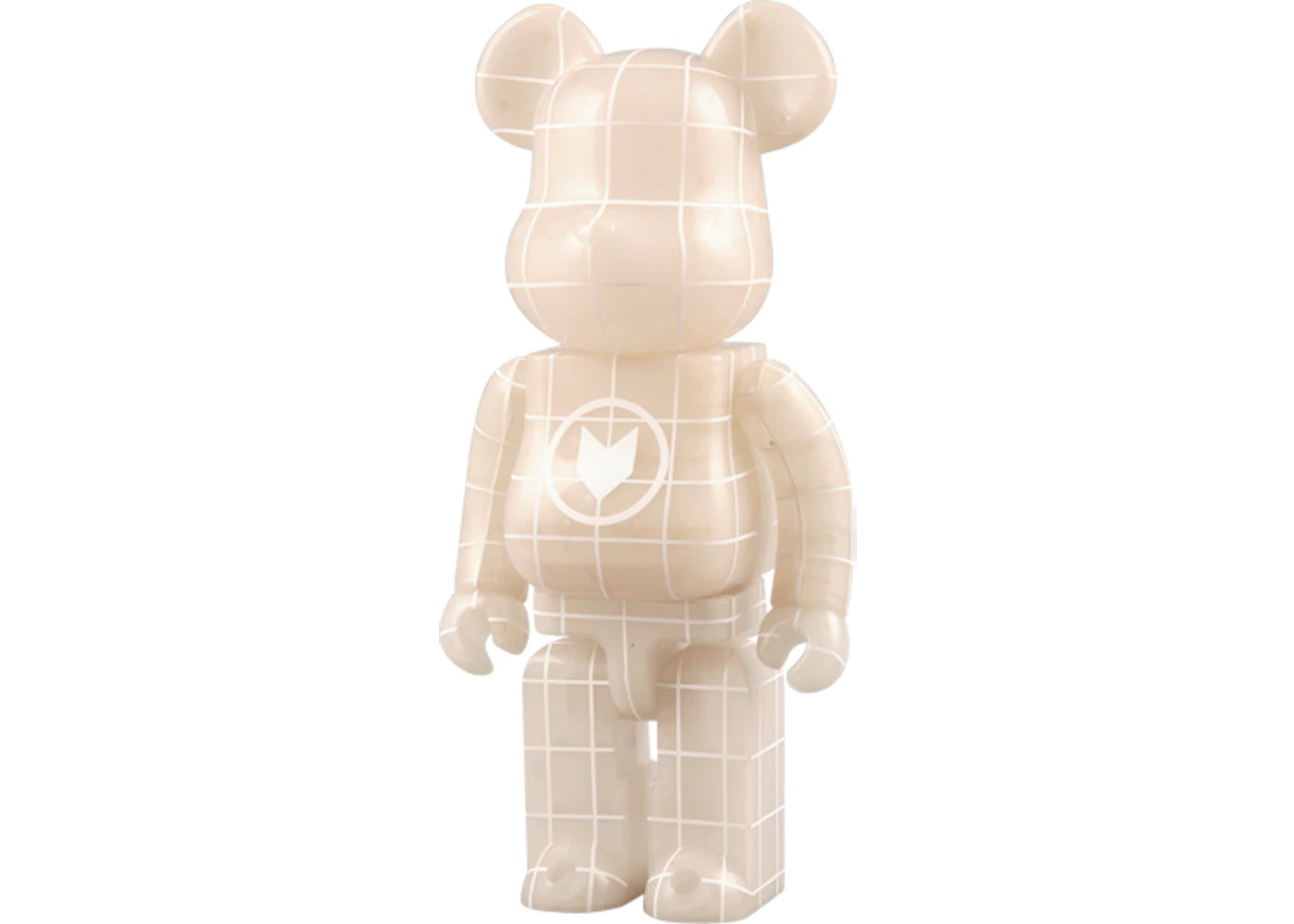 Bearbrick Nort (Blue Glow In The Dark) 400% Neutral