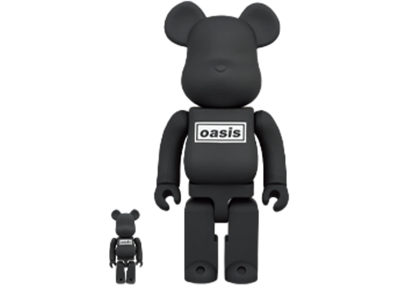 Bearbrick Oasis 100% & 400% Set Black Rubber