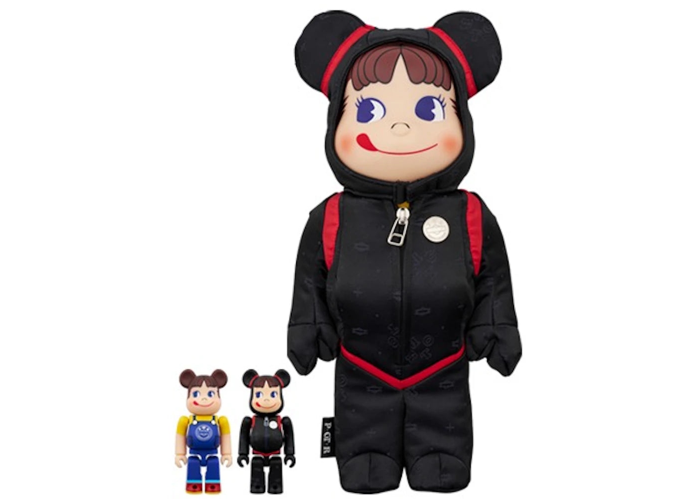 Bearbrick POTR Peko-Chan Milky 100% & 400% Set