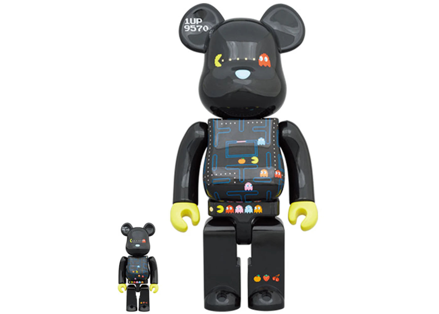 Bearbrick Pac-Man 100% & 400% Set