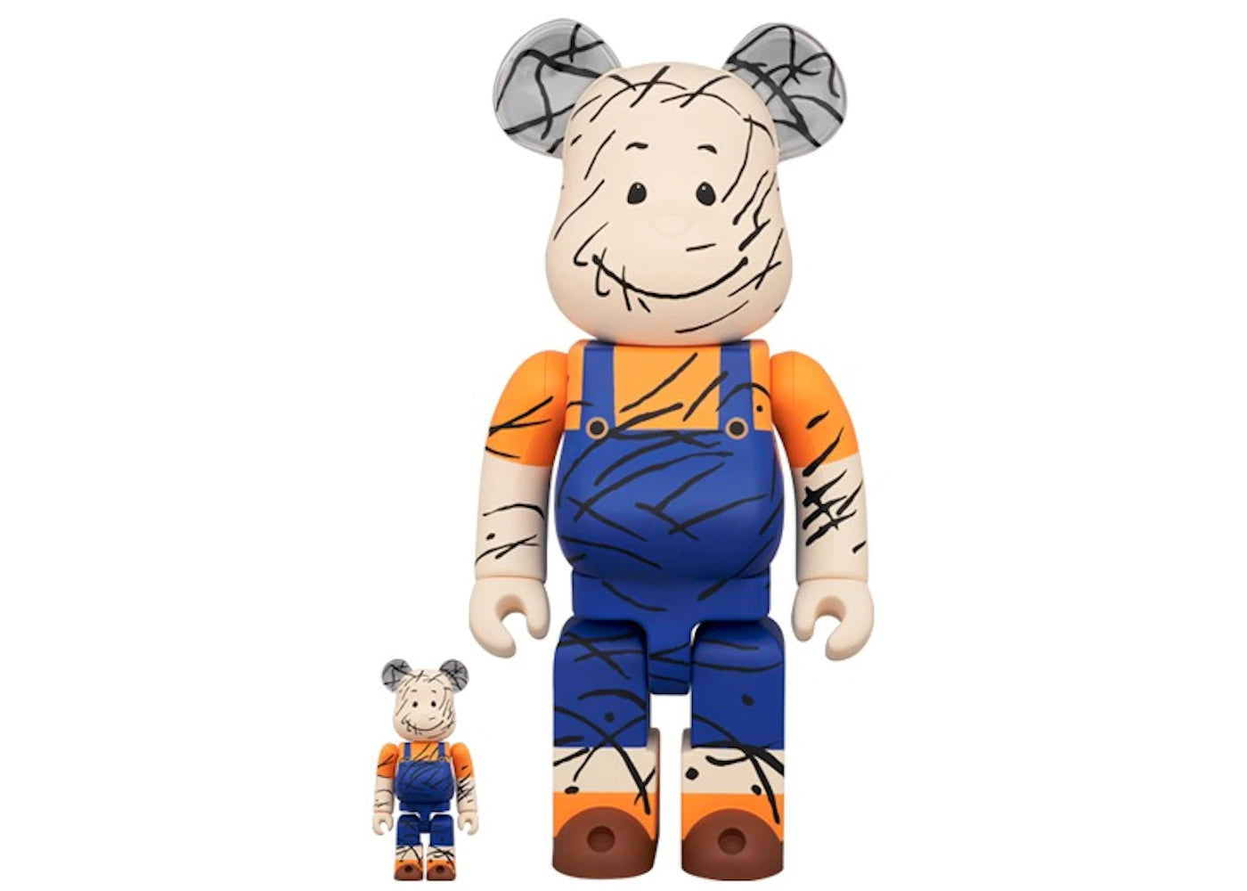 Bearbrick Peanuts Pigpen 100% & 400% Set