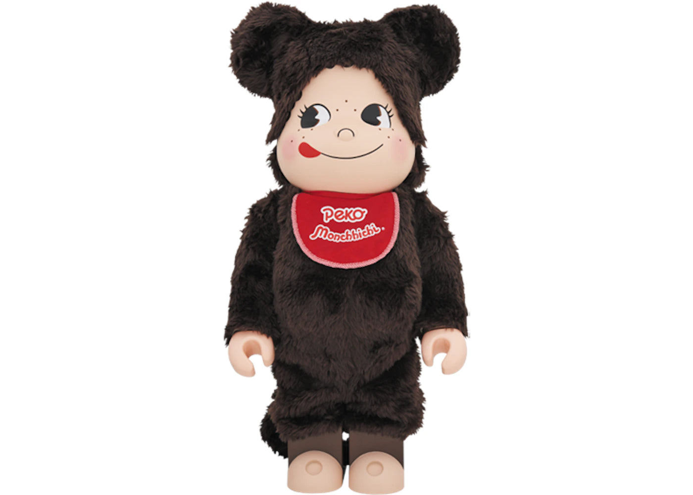 Bearbrick Peko Monchhichi Pekochhichi 1000% Brown