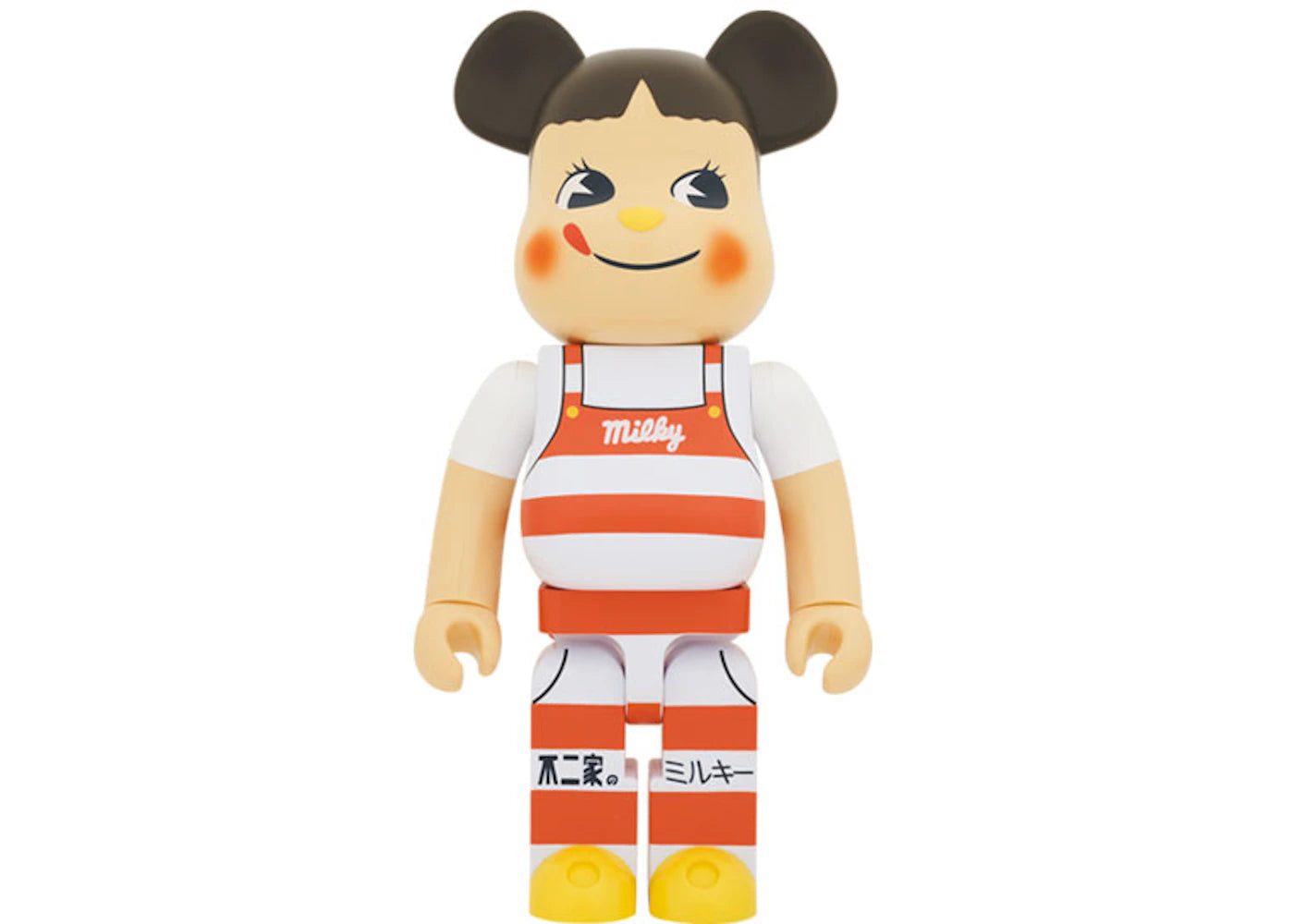 Bearbrick Peko-chan Milky Tricorn Hat Design 1000%