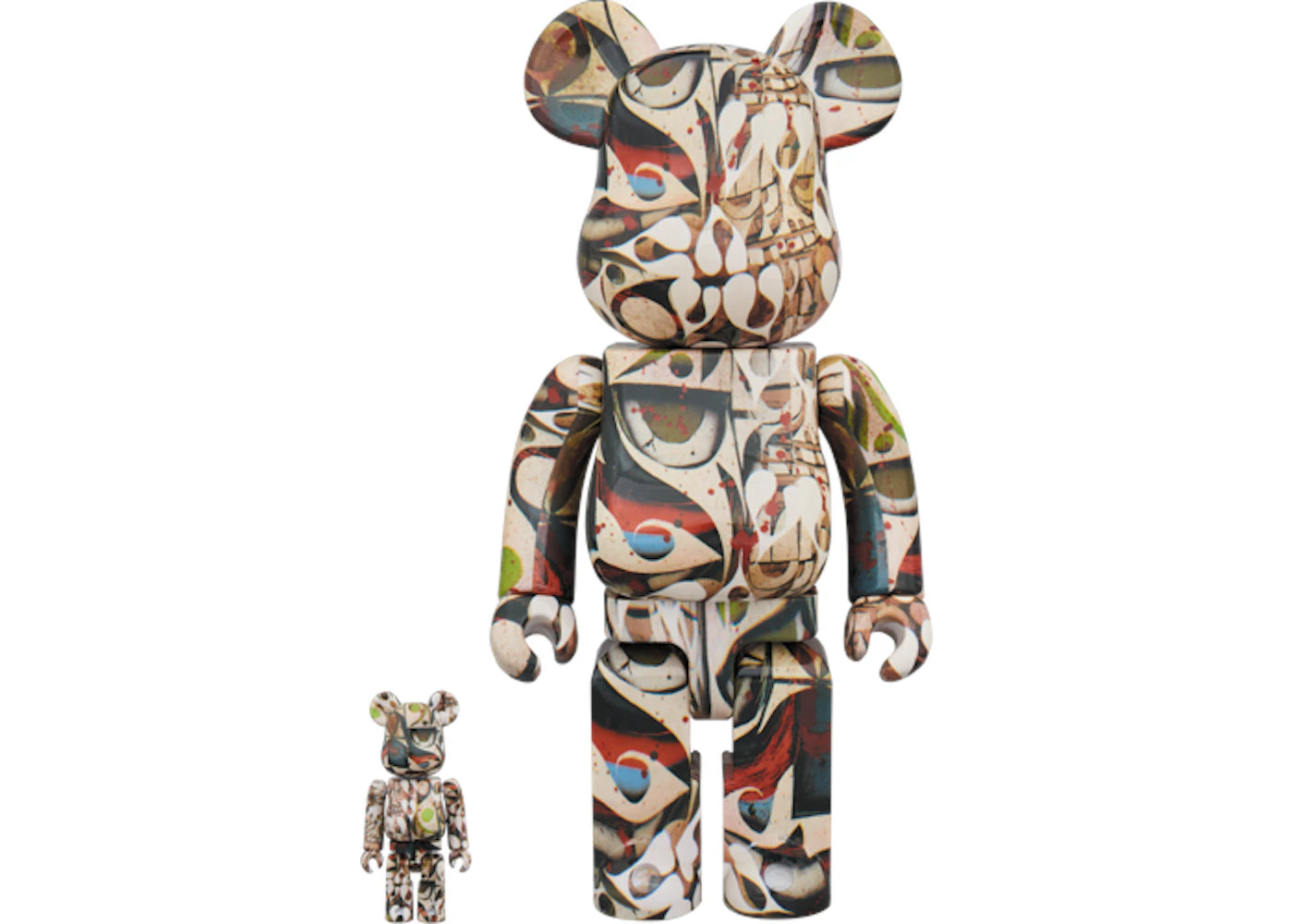 Bearbrick Phil Frost 100% & 400% Set Tan