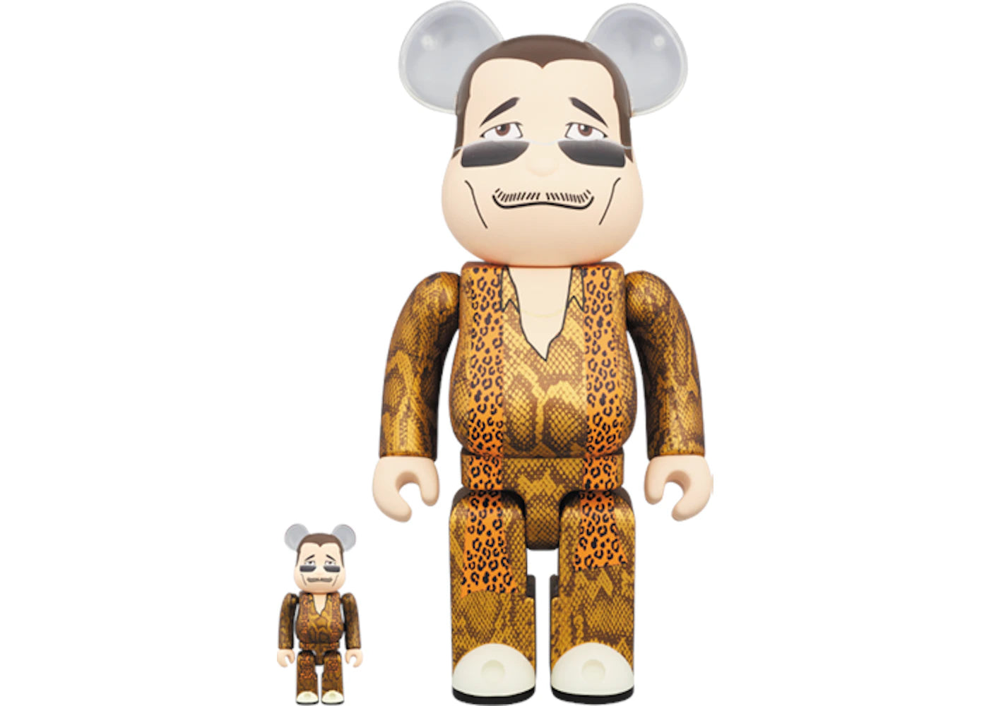 Bearbrick Pico Taro 100% & 400% Set Beige