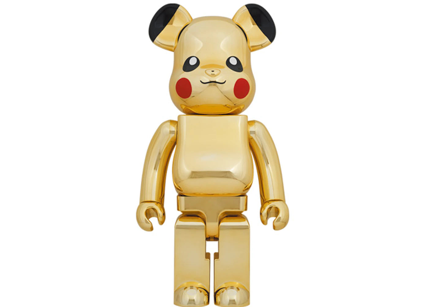 Bearbrick Pikachu 1000% Gold Chrome Ver.