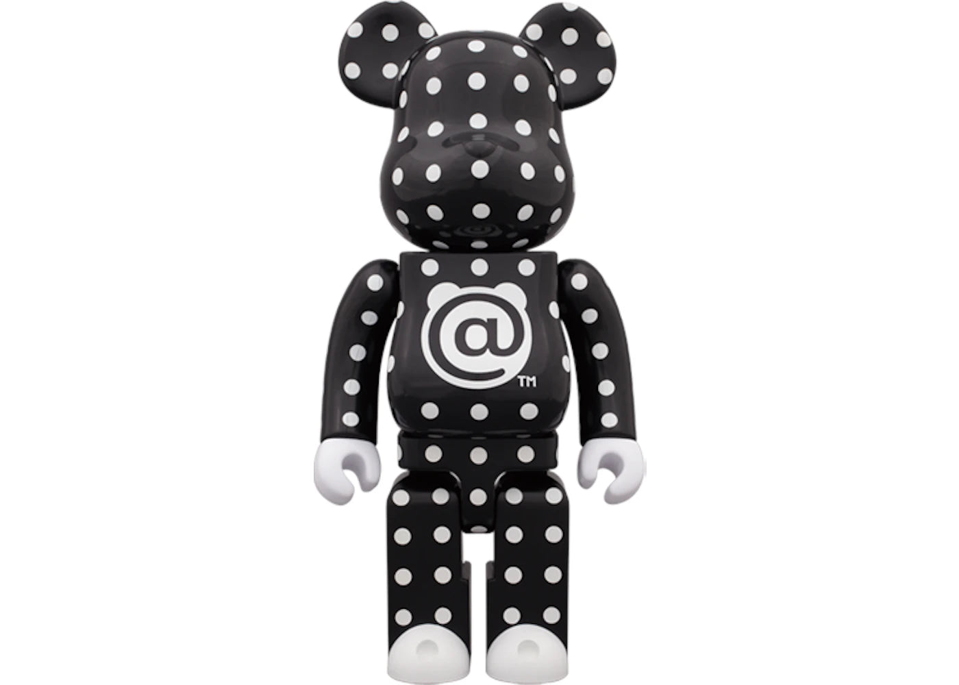 Bearbrick Polka Dot 400% Black