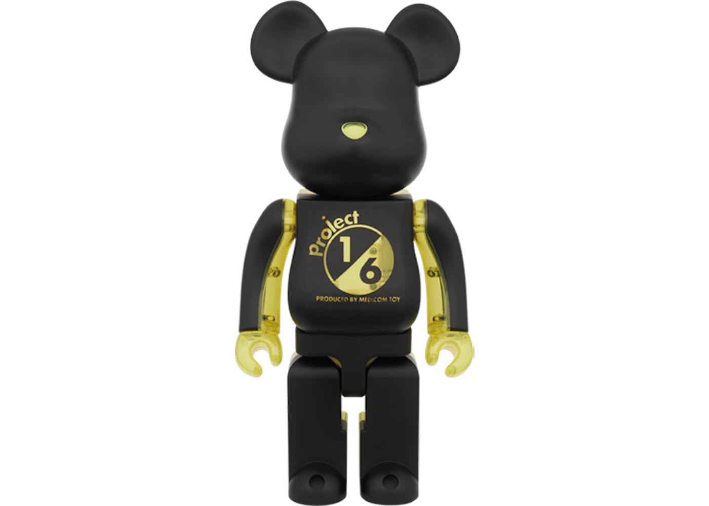 Bearbrick Project 1/6 400% Yellow/ Black