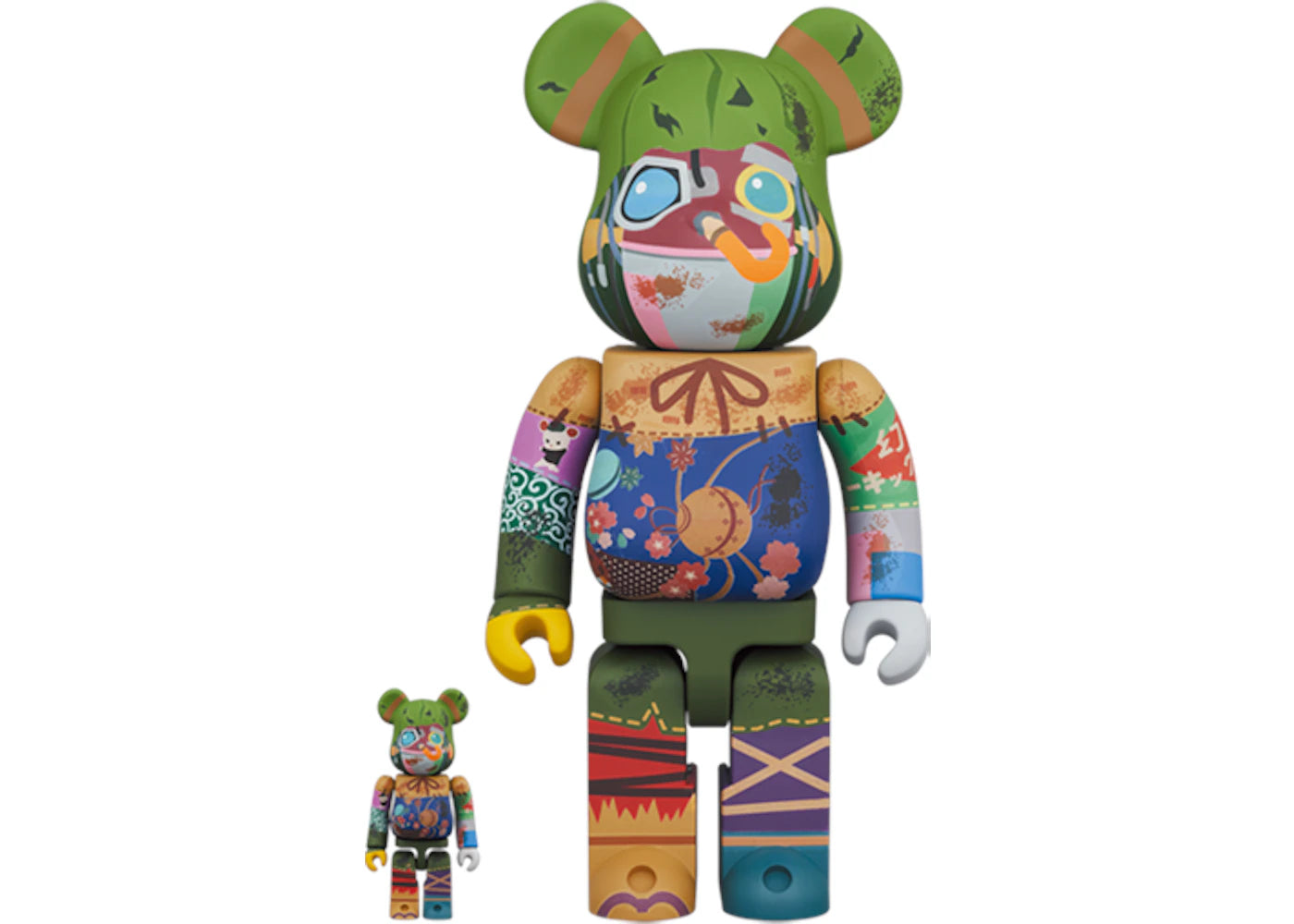 Bearbrick Pupel 100% & 400% Set