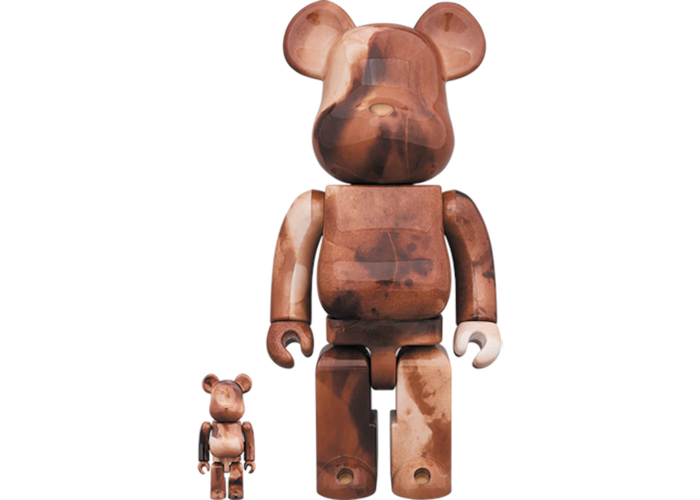 Bearbrick Pushead #4 100% & 400% Brown