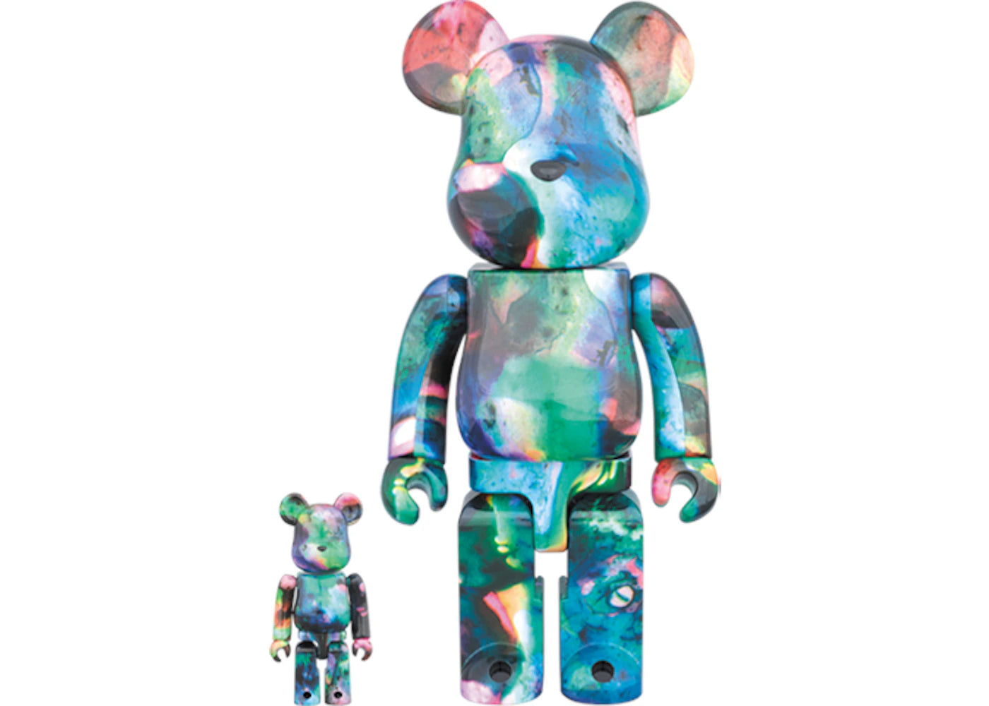 Bearbrick Pushead Blue Water 100% & 400% Set Multi