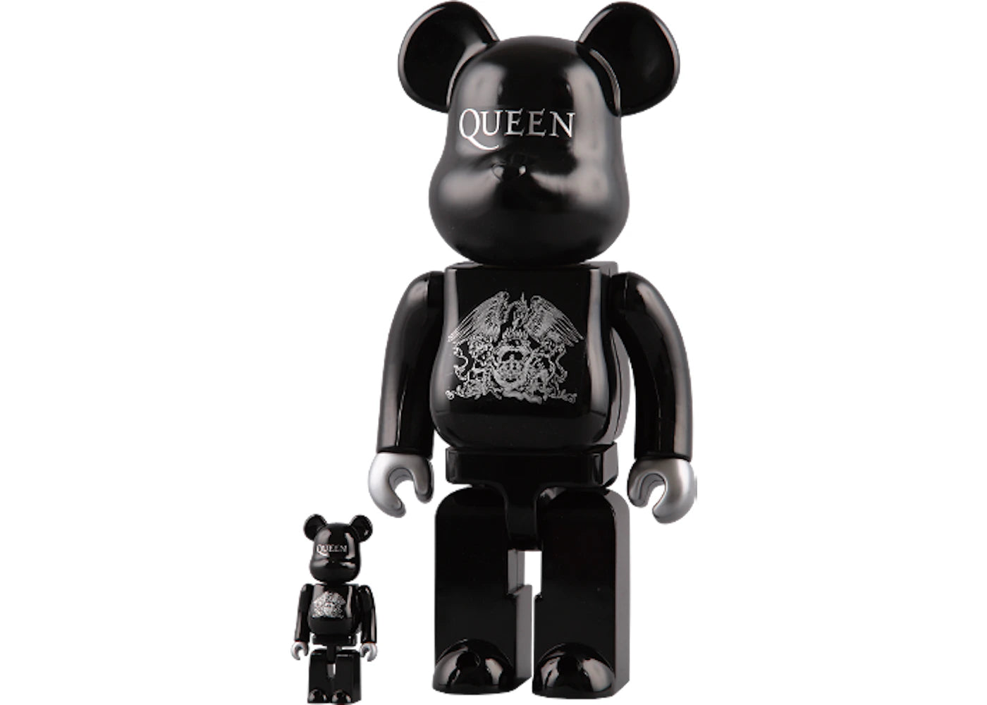 Bearbrick Queen 100% & 400% Set Black