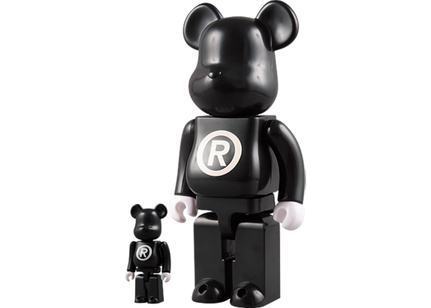 Bearbrick RESONATEGOODENOUGH 100% & 400% Set Black