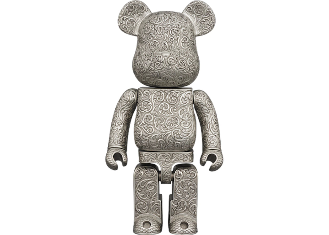 Bearbrick ROYAL SELANGOR ARABESQUE CLASSIC 400% Silver