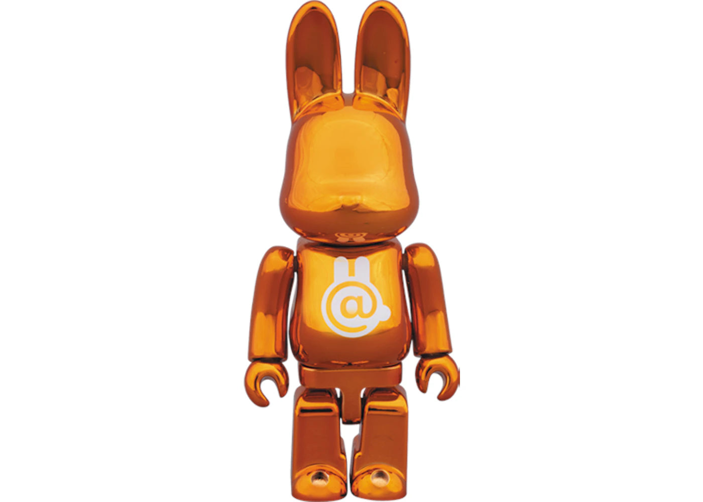 Bearbrick Rabbrick CHROME 100% ORANGE