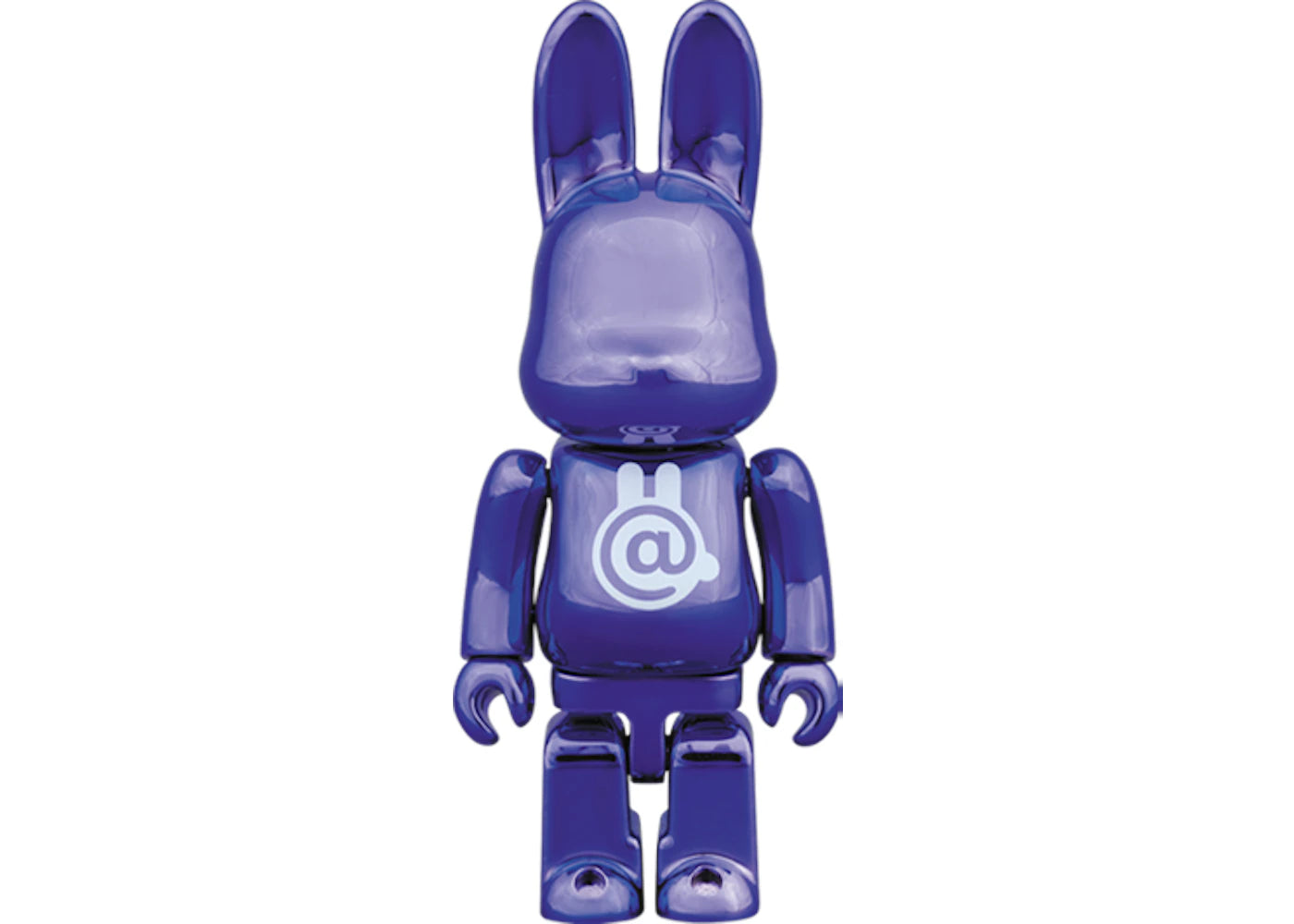 Bearbrick Rabbrick CHROME 100% PURPLE