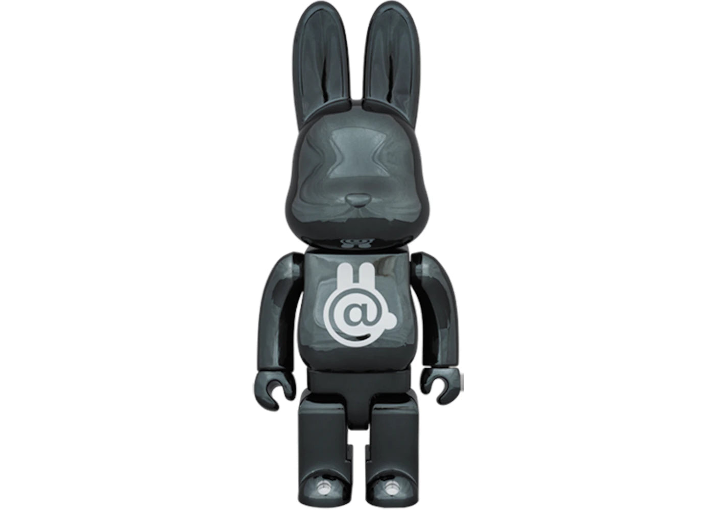 Bearbrick Rabbrick CHROME 400% BLACK