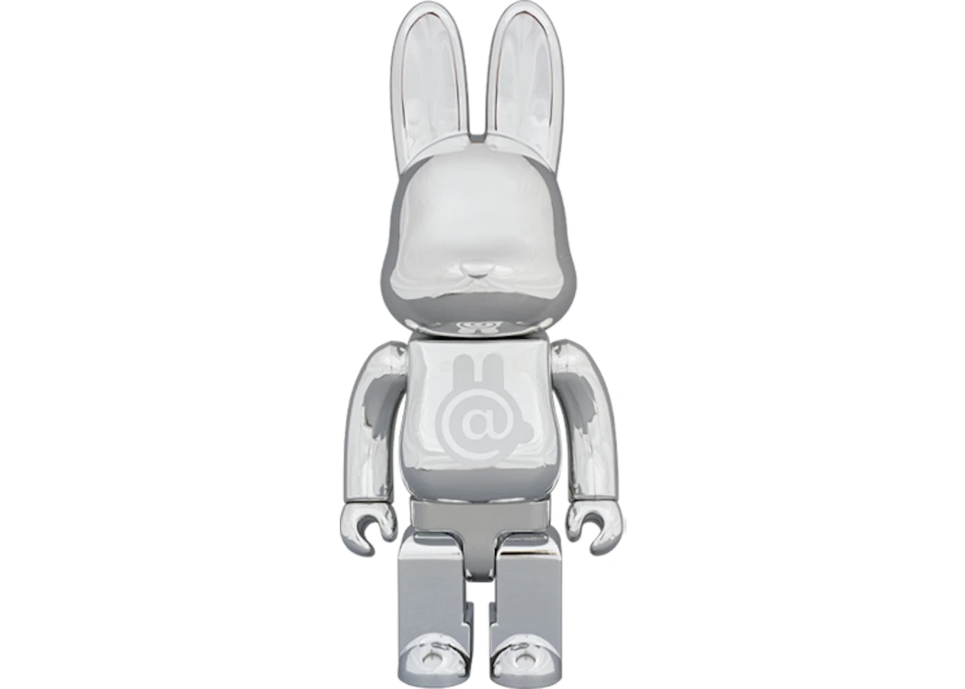 Bearbrick Rabbrick CHROME 400% SILVER