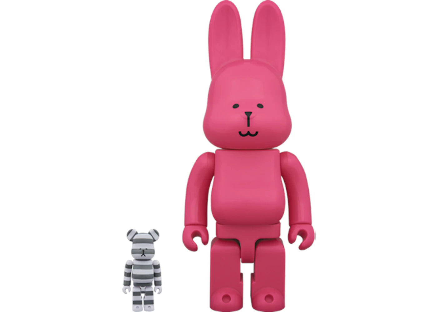 Bearbrick Rabbrick CRAFTHOLIC 100% & 400% Set Pink